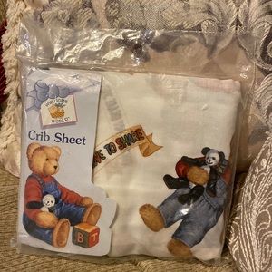 🧸 NWT Welcome to the World Crib Sheet